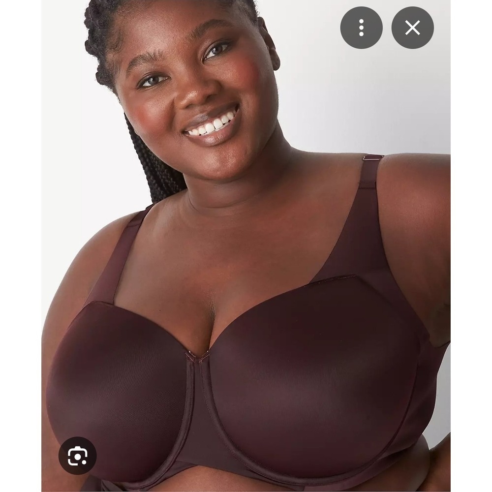 Cacique‎ Lightly Lined Full Coverage Bra Size 50DD Brown